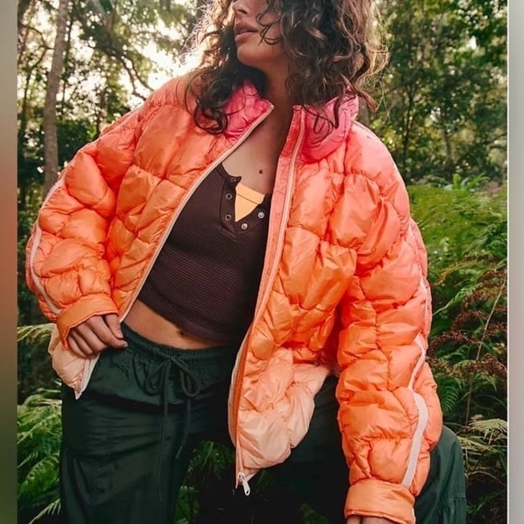 Free People Scrunchy Glossy Pippa Packable Jacket - Picture 4 of 4